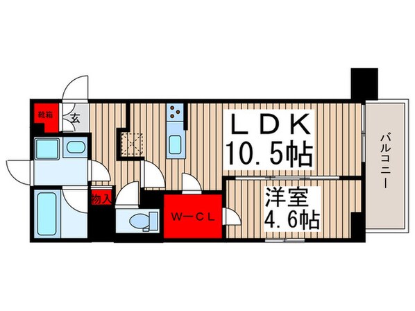 ディームス三ノ輪の物件間取画像